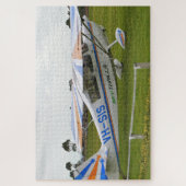 Super Decathlon vliegtuig Legpuzzel (Verticaal)