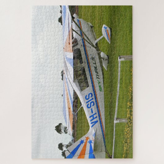 Super Decathlon vliegtuig Legpuzzel (Verticaal)