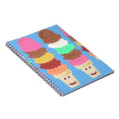 Super Decker Ice Cream Cons Notitieboek (Rechterzijde)