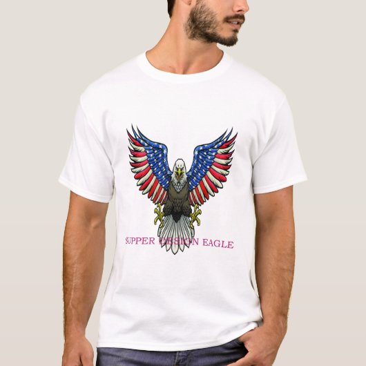 Super design Eagle T-shirt (Voorkant)