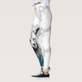 Super Digitale Wolf Vrouwen Leggings (Links)