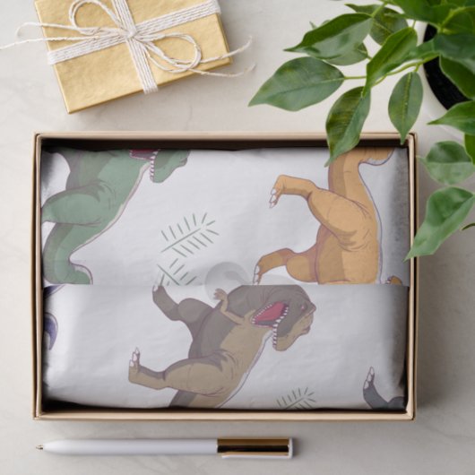 Super dinosaur tissue paper tissuepapier (Geschenk)