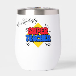 Super docent comic cartoon gepersonaliseerd