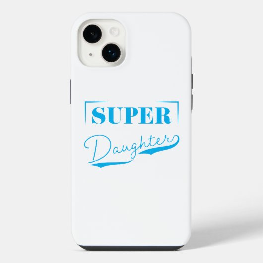 Super Dochter iPhone Hoesje (Achterkant)