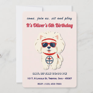 Super Dog Verjaardag gepersonaliseerd Kaart
