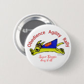 Super Doggie doet alles Ronde Button 5,7 Cm (Voorkant /achterkant)