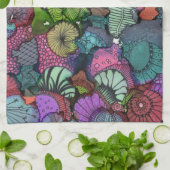 Super Doodle keukenhanddoek (Gevouwen)