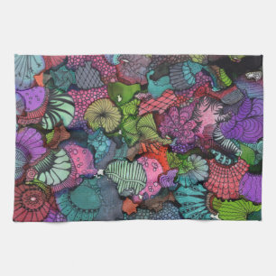 Super Doodle keukenhanddoek