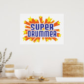 Super Drummer Poster (Keuken)