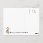 Super Duper Boy-postkaart Briefkaart (Achterkant)