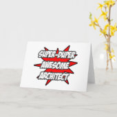 Super Duper Geweldige architect Kaart (Gele Bloem)