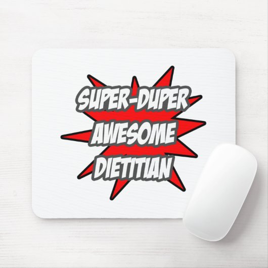 Super Duper Geweldige Dietitian Muismat (Met muis)