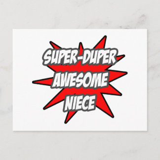 Super duper Geweldige nichtje Briefkaart