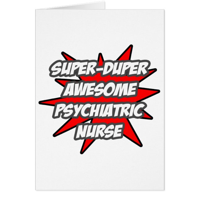 Super Duper Geweldige Psych Nurse (Voorkant)