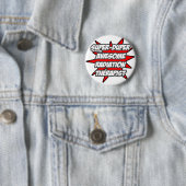 Super duper Geweldige stralingstherapeut Ronde Button 5,7 Cm (In situ)