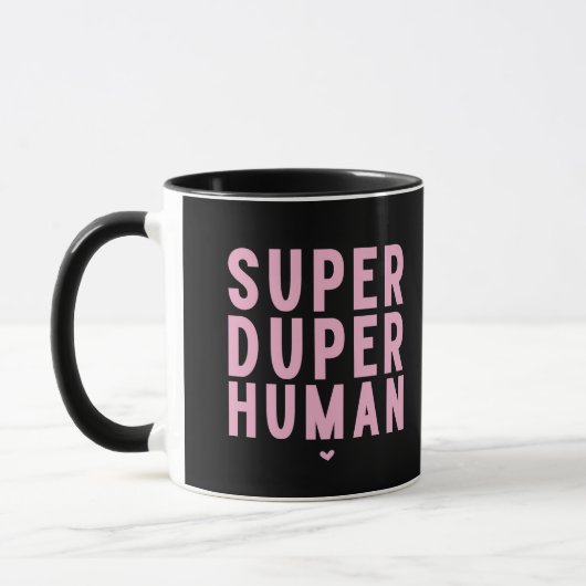 Super Duper Menselijke Mok (Links)