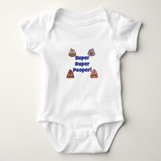 Super Duper Pooper. Romper (Voorkant)