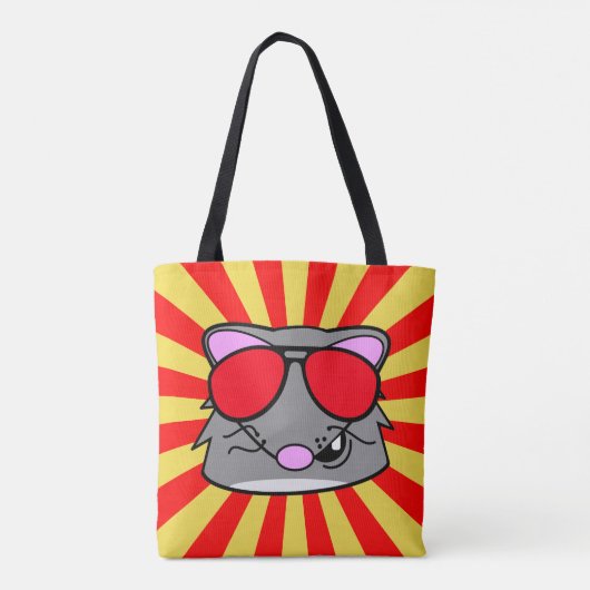 Super duper Rad Rat Tote Bag (Achterkant)