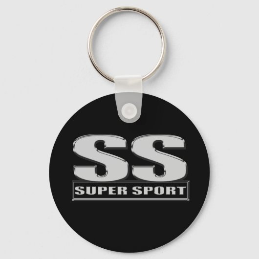 super duper sport black sleutelhanger (Voorkant)