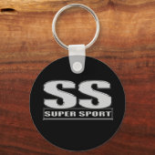 super duper sport black sleutelhanger (Voorkant)