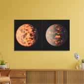 Super-Earth 55 Cancri E Canvas Afdruk (Insitu (Woonkamer))
