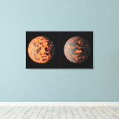Super-Earth 55 Cancri E Canvas Afdruk (Insitu (Houten vloer))