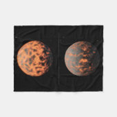 Super-Earth 55 Cancri E Fleece Deken (Voorkant (Horizontaal))