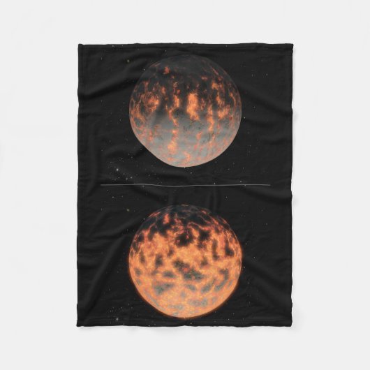 Super-Earth 55 Cancri E Fleece Deken (Voorkant)