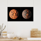Super-Earth 55 Cancri E Poster (Keuken)