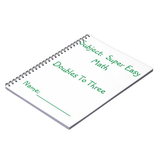 Super Easy Wiskunde Notitieboek (Linkerzijde)