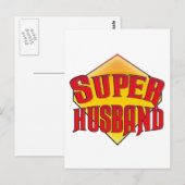 Super Echtgenoot Briefkaart (Voorkant / Achterkant)