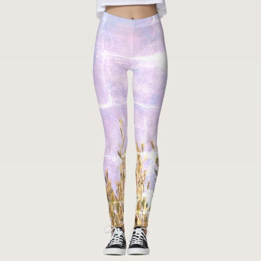 Super eco stijl stretch dames leggings (Voorkant)