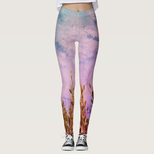 Super eco stijl stretch dames leggings (Voorkant)