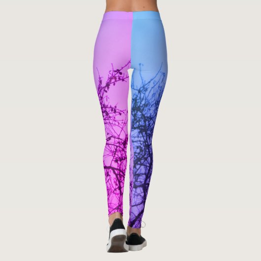 Super eco stijl stretch dames leggings (Achterkant)