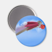 Super Eekhoorn Valentijn Snoep Magneet (Voorkant / Achterkant)