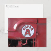 Super een Detail van de trekker Briefkaart (Voorkant / Achterkant)