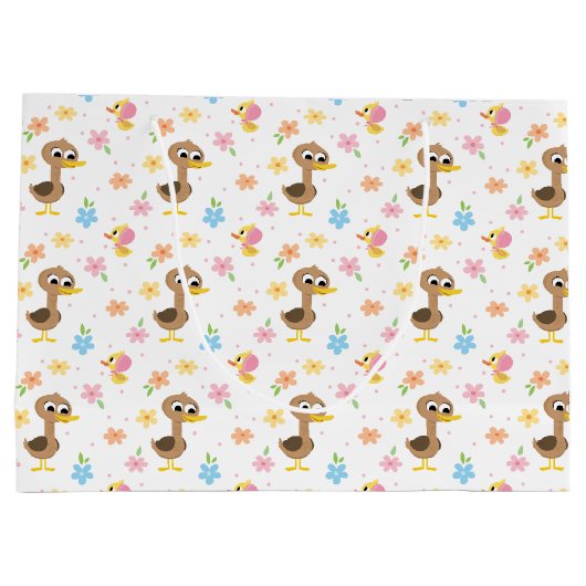 Super eenvoudig | 5 kleine eenden meisje Baby show Groot Cadeauzakje (Achterkant)