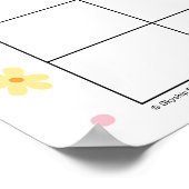 Super eenvoudig | 5 kleine eenden meisje Baby show Poster (Hoek)