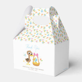 Super eenvoudig | 5 Little Ducks Boy Baby shower Bedankdoosjes
