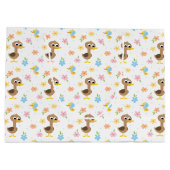 Super eenvoudig | 5 Little Ducks Boy Baby shower Groot Cadeauzakje (Achterkant)
