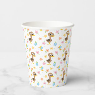 Super eenvoudig 5 Little Ducks Boy Baby shower Papieren Bekers