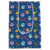 Super eenvoudig | Bumble Nums Space Verjaardag Medium Cadeauzakje (Achterkant)