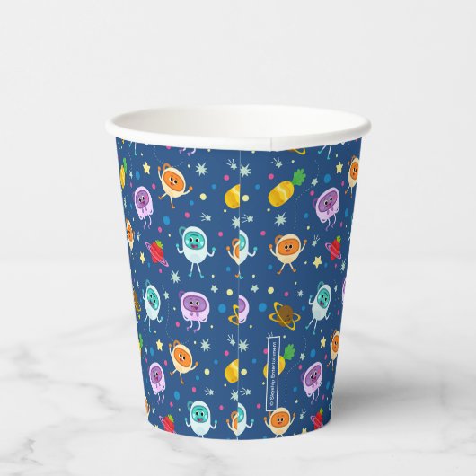 Super eenvoudig | Bumble Nums Space Verjaardag Papieren Bekers (Rechts)