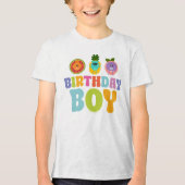 Super eenvoudig | Bumble Nums Summer Birthday Boy Tri-Blend Shirt (Voorkant)