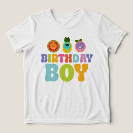 Super eenvoudig | Bumble Nums Summer Birthday Boy Tri-Blend Shirt