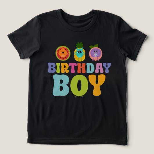 Super eenvoudig | Bumble Nums Summer Birthday Boy Tri-Blend Shirt (Design voorkant)