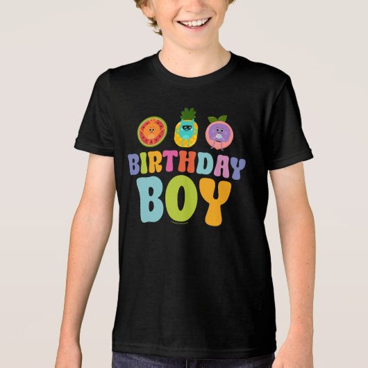 Super eenvoudig | Bumble Nums Summer Birthday Boy Tri-Blend Shirt (Voorkant)