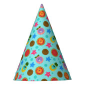 Super eenvoudig | Bumble Nums Summer Birthday Feesthoedjes (Voorkant)