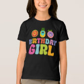Super eenvoudig | Bumble Nums Summer Birthday Girl Tri-Blend Shirt (Voorkant)