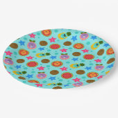 Super eenvoudig | Bumble Nums Summer Birthday Papieren Bordje (Gekanteld)